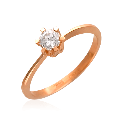 Кольцо с бриллиантами Нежное прикосновение (арт. 10540)