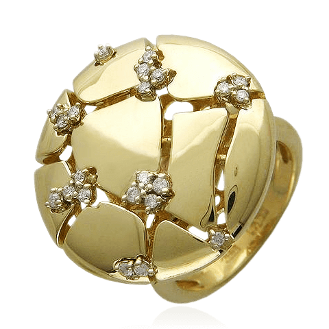 Кольцо с бриллиантами "Golden Globe" из комбинированного золота 750 пробы
Кольцо с бриллиантами "Golden Globe" из комбинированного золота 750 пробы