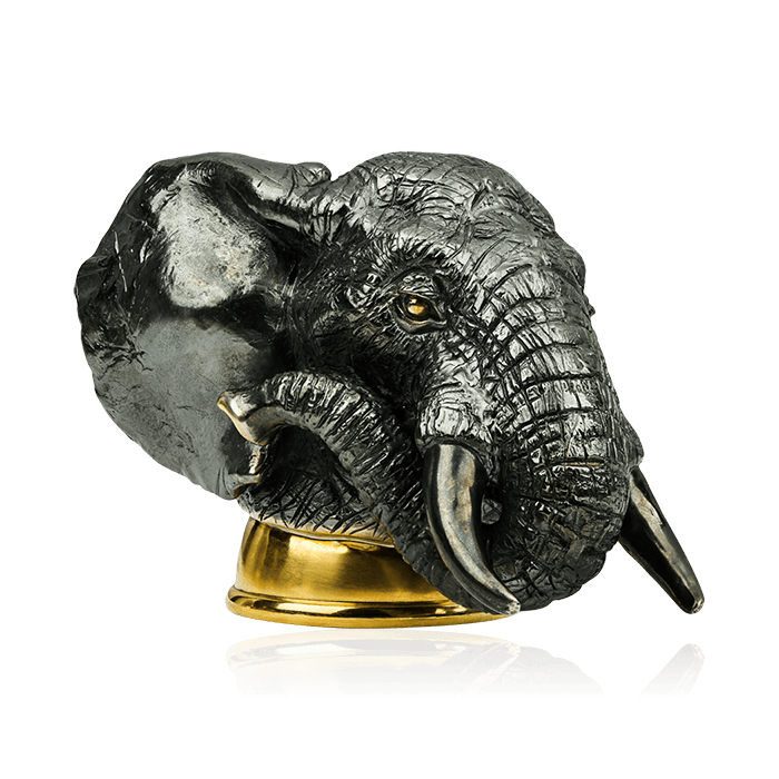 Стопка-перевертыш «Слон» из серебра 925 пробы (арт. 87917)