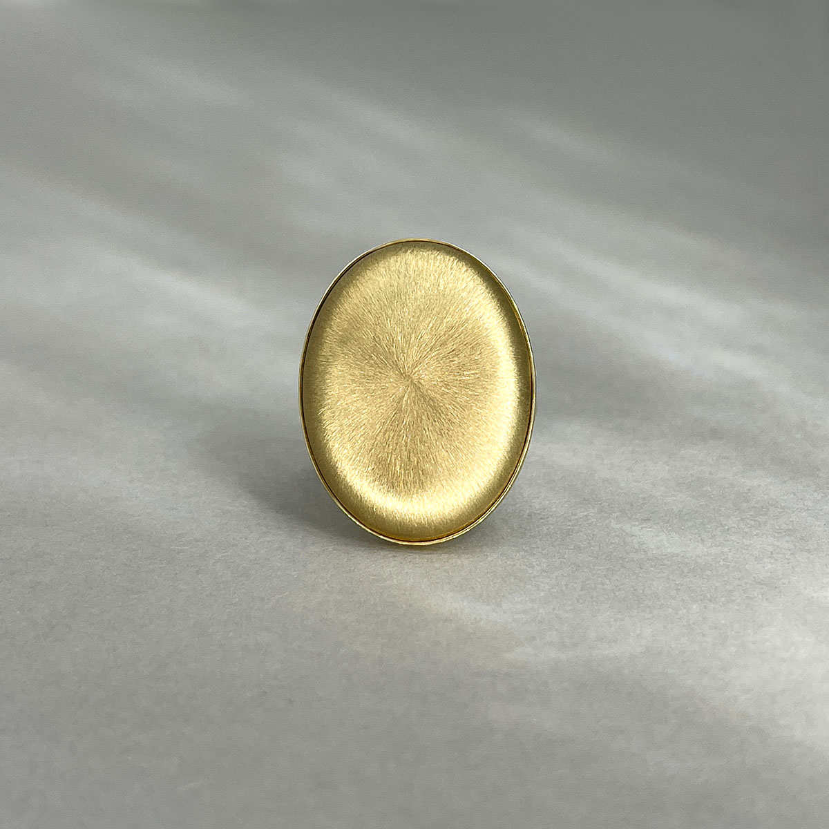 Кольцо из желтого золота 585 пробы из коллекции Satin, фото № 2