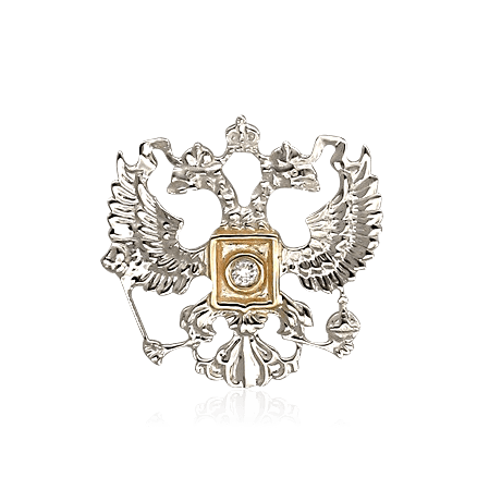 

Булавка с бриллиантами из желтого золота 585 пробы