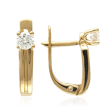 Серьги с бриллиантами Diamond Arrow (арт. 10629)