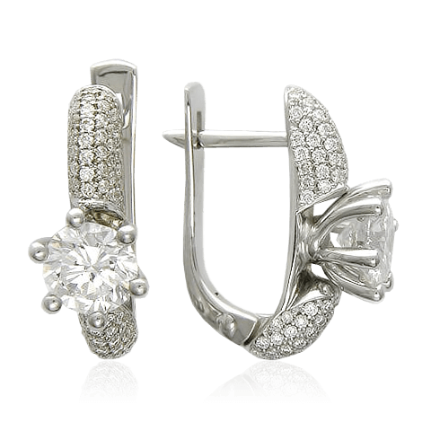 

Серьги с бриллиантами