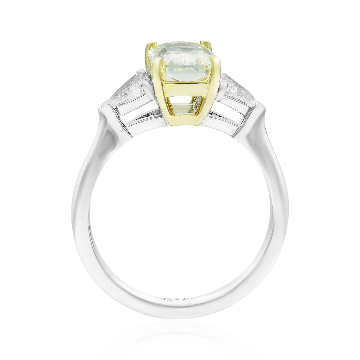 Кольцо с бриллиантами из белого золота 750 пробы, фото № 3