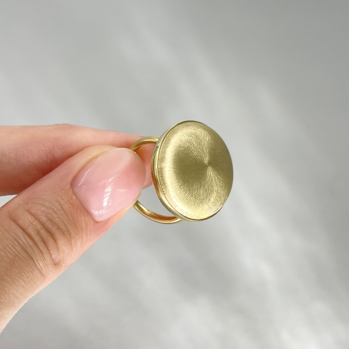Кольцо из желтого золота 585 пробы из коллекции Satin, фото № 5