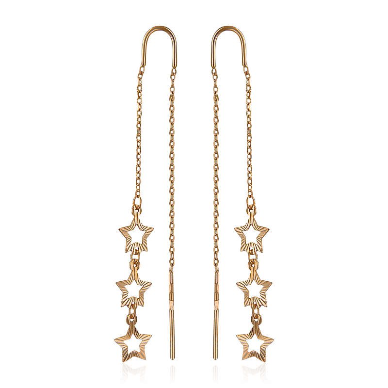 

Серьги из красного золота 585 пробы
