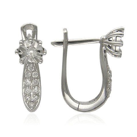 

Серьги с бриллиантами