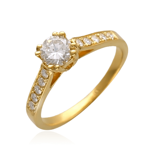 

Помолвочное кольцо с бриллиантом "Diamond"