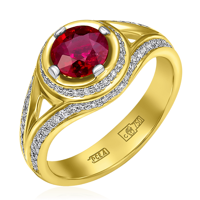 Рубин магазин золота. Золотое кольцо 750 пробы с рубином. Кольцо Рубин 750. Кольцо с рубином и бриллиантами. Адамас кольцо с рубином и бриллиантами.