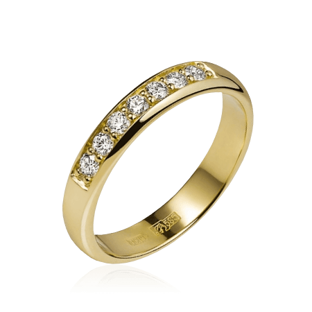 Кольцо дорожка с бриллиантами из желтого золота 585 (арт. 21673, код 1995) - купить с доставкой в Москве