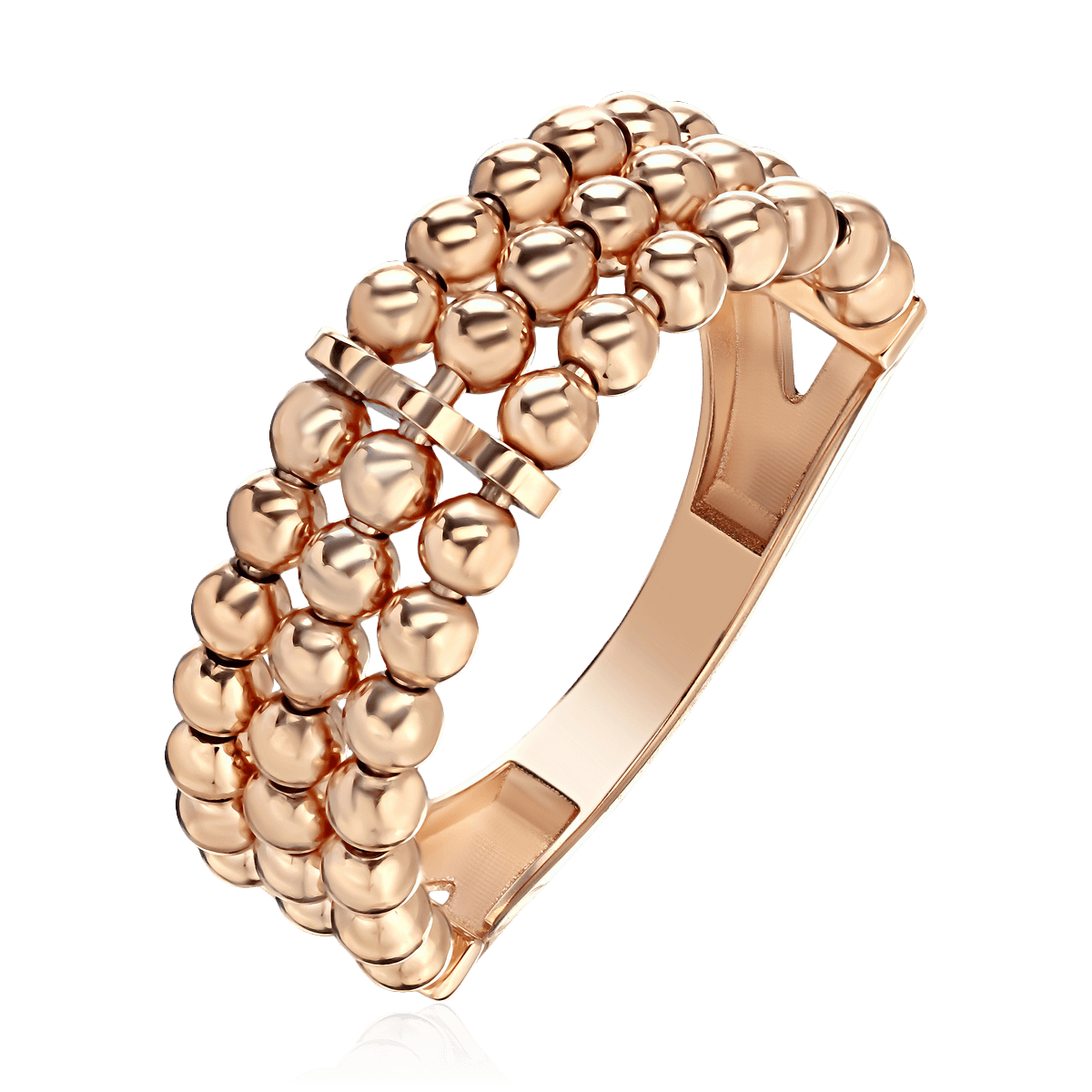 Кольцо из красного золота 585 пробы (арт. 119066)