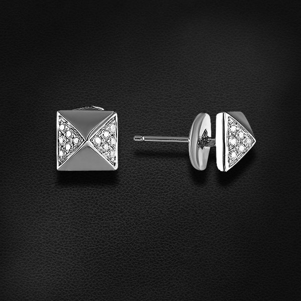 

Серьги с бриллиантами из белого золота 585 пробы