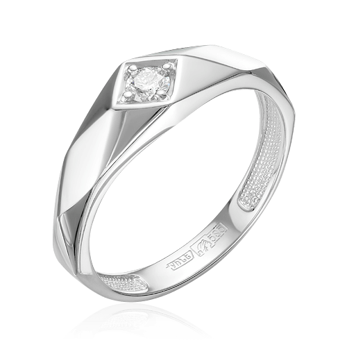 Кольцо с бриллиантами из белого золота 585 (арт. 58305)